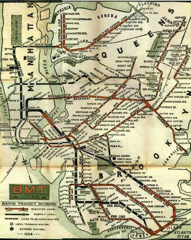 The 1924 map